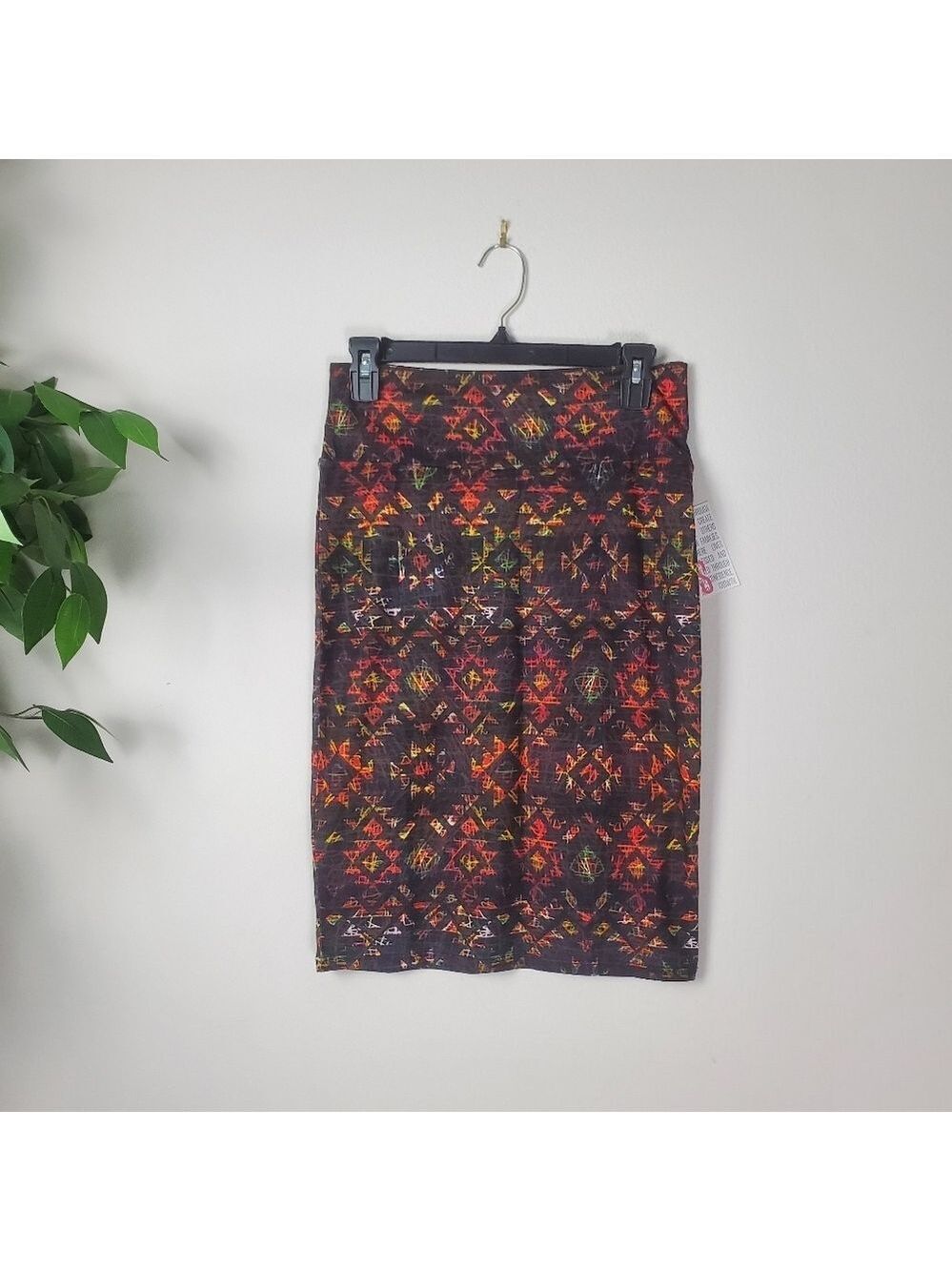 Lularoe Cassie Pencil Skirt Multicolor Pattern Small